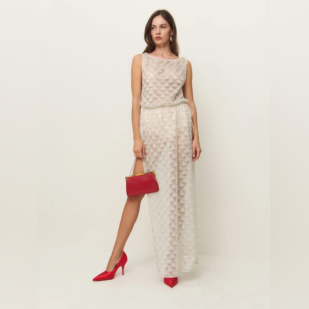 Reformation Lucelia Dress in Diamond